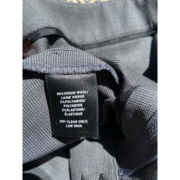 Lafayette 148 New York‎ Barrow Wool Stretch Straight Leg Pants Size 4 Gray - Picture 4 of 5